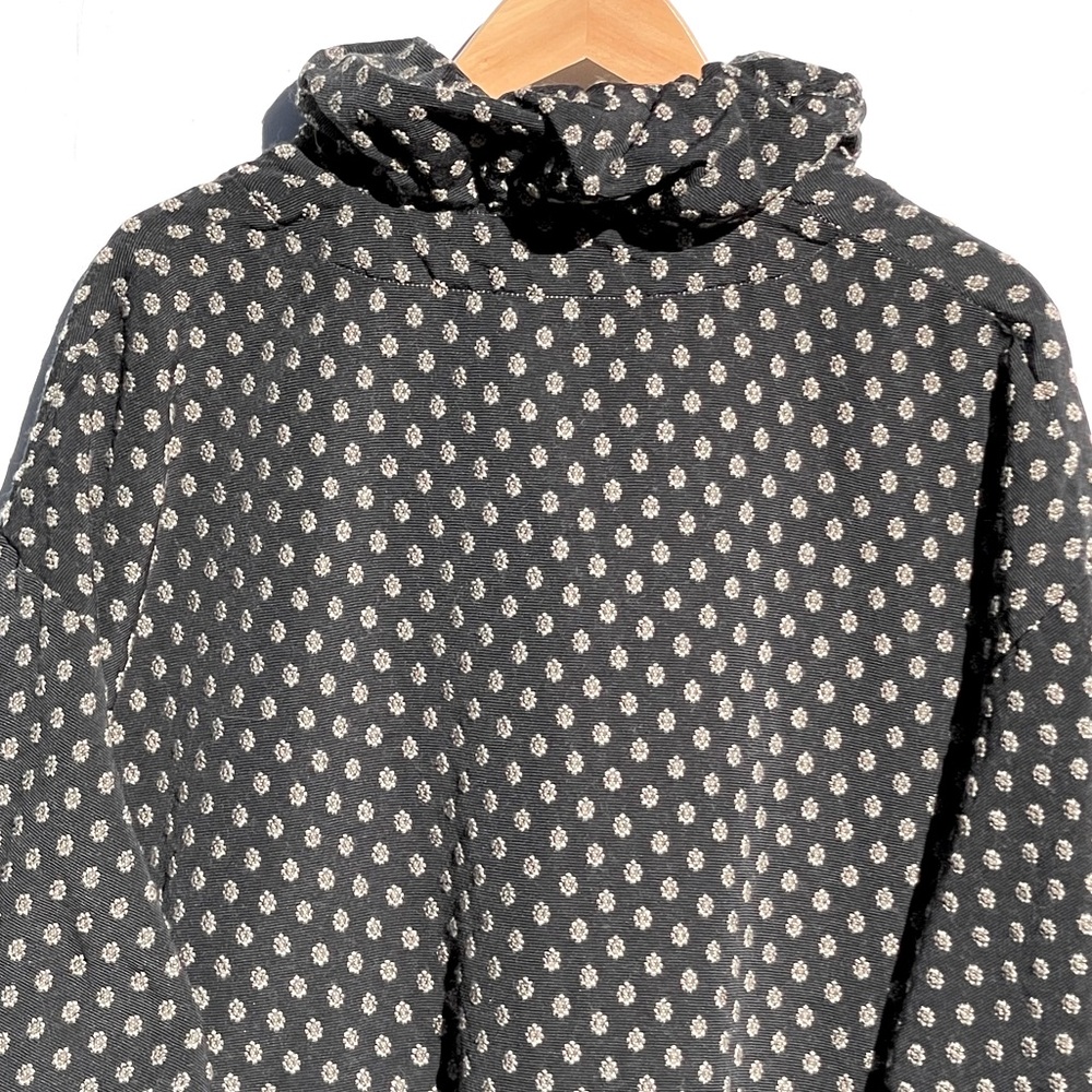 DRESS TO KILL by Jane Mohr Women’s Black and Tan Geo Pattern Oversized Jacket - Picture 6 of 6